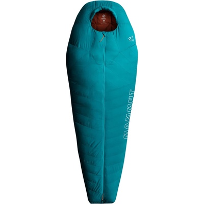 MAMMUT Дамски пухен спален чувал Mammut Women's Relax Down Bag -2°C Down sleeping bag - Petrol (513-1809-0111)