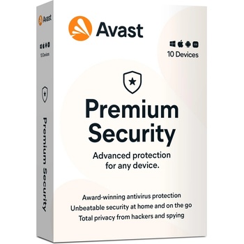Avast Premium Security MD 10 lic. 24 mes.