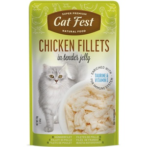 Cat Vital Fest pouch - пауч за котки в желе с птиче месо различни видове 70гр