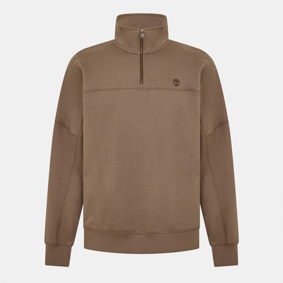 Timberland Men's Quarter Zip Fleece - Choco Chip
