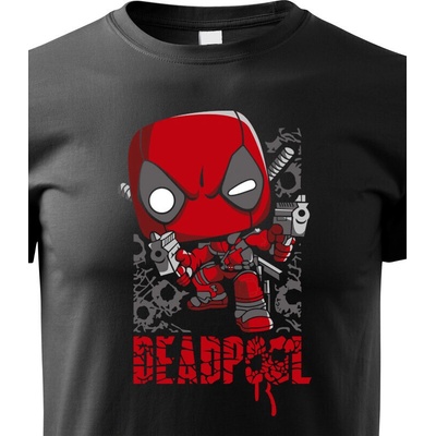 Bezvatriko.cz tričko Deadpool 3 Černá