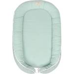 BabyMatex Двулицево бебешко гнездо Baby Matex - Prestige Muslin, Светлозелено (5902675070812)