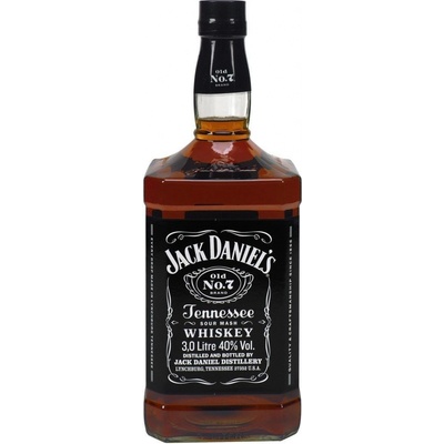 Jack Daniel's TENNESSEE WHISKEY 40% 3 l (Karton)