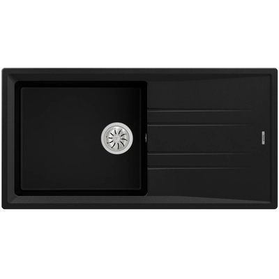 Teka Мивка Teka Stone 60 L-TG, Гранит, Обръщаема, За шкаф, 60 см, Черен (115330001)