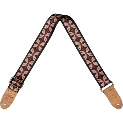 Cascha CUS-VC10 Vegan Cork Ethnic Red Stripes Колан за укулеле (CUS-VC10)