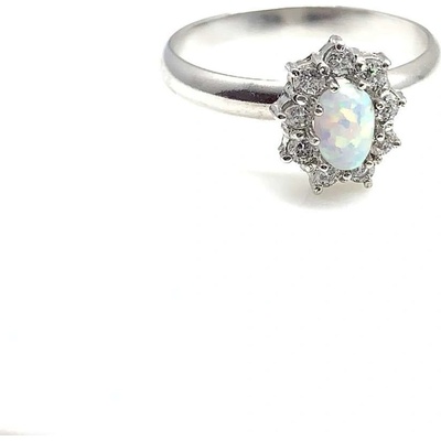 Šperky Jan Kos jewellery Stříbrný prsten s opálem 32103959