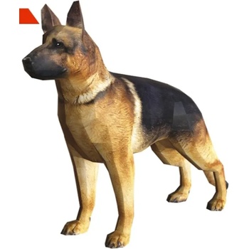 Image 1 of Немска овчарка 3Д Модел за сглобяване