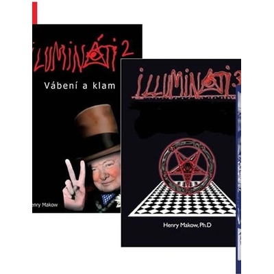Balíček 4 ks Ilumináti 1-3 + Nemilosrdná lež