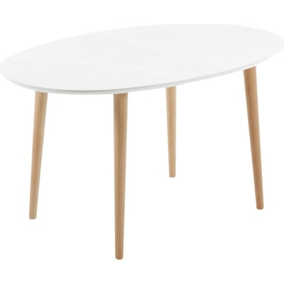 Kave Home Oqui 140 bílý lakovaný