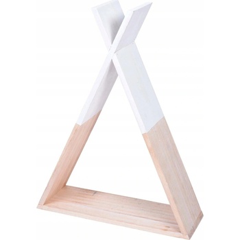 Vulpi Polica do detskej izby Tipi Open biela