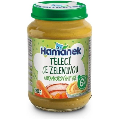 Hamánek teľacie so zeleninou 190 g