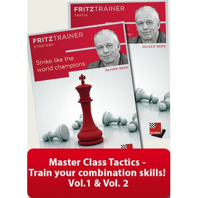 ChessBase Master Class Tactics - Train your combination skills! Vol.1 and Vol. 2, Oliver Reeh - verzia na stiahnutie (anglicky)
