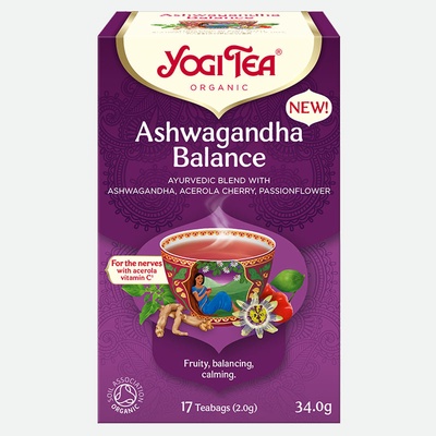 Yogi Tea Yoga Design Lab Čaj Ashwagandha Balance 17 x 2 g