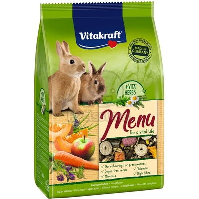 Vitakraft Premium Menu Vital за зайци джуджета 3 кг