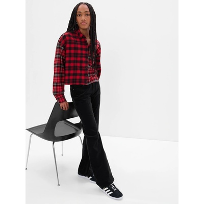 GAP dievčenské samet bootcut džínsy 484121-00