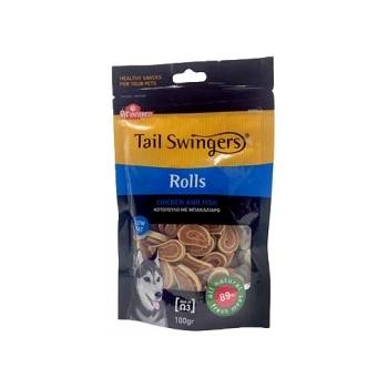 Pet Interest Fish Rolls with Chicken - Вкусно лакомство за кучета - рибни ролца с пилешко месо, 100 гр