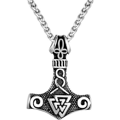 imago Přívěsek Viking Thorovo kladivo Valknut FC59183X