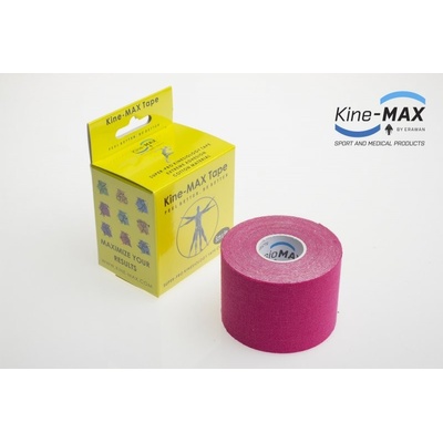 KineMAX SuperPro Cotton kinesio tejp ružová 5 cm x 5 m