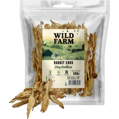 WILD FARM заешки уши 300 г лакомство за кучета