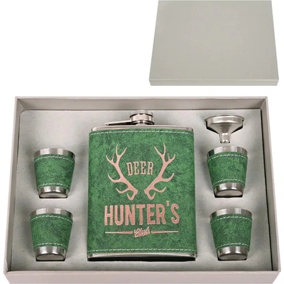 Комплект манерка - Deer hunter's club с аксесоари /кожа и метал/ (К85879)