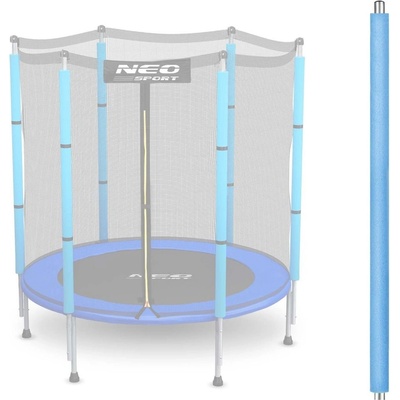 Neo-Sport Horní sloupek na trampolínu s vnější sítí 4,5 ft modrý Neo-Sport
