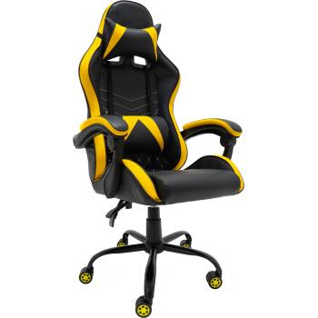Image 1 of Plasico Computers Геймърски стол Tornado - Черен/Жълт (Tornado черен/жълт)