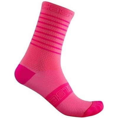 Castelli SUPERLEGGERA 12 LADY ponožky brilliant pink