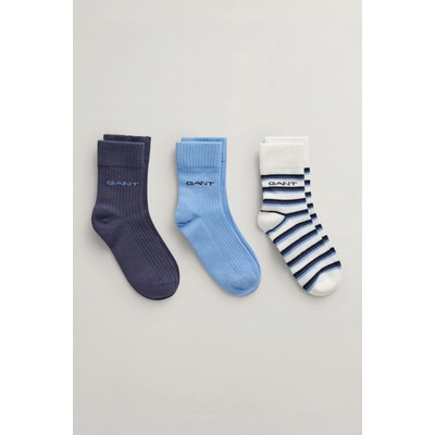 GANT STRIPE SOCKS 3-PACK biela