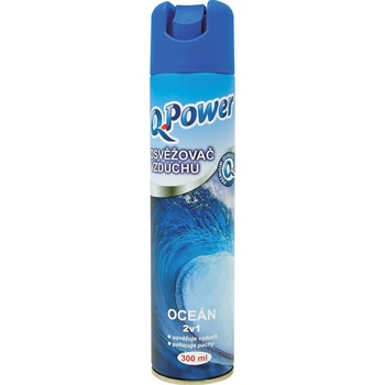 Q Power 2v1, osviežovač vzduchu oceán 300 ml