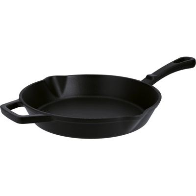 SILVERCREST Litinová grilovací pánev Premium, Ø 25 cm (kulatá, černá)