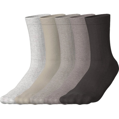 Esmara dámské ponožky s BIO bavlnou 5 párů béžová/hnědá – Hledejceny.cz