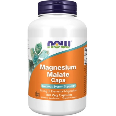 NOW NOW Magnesium Malate, 180 capsules