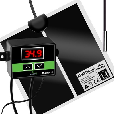 Terrario Amantea 2.0 14 W s termostatem 28 x 28 cm