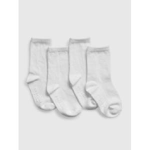 GAP Детски високи чорапи, 4 чифта GAP GAP | Byal | Момчешки | 12-24 месеца