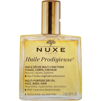 Nuxe Комплект Nuxe Huile Progigieuse Многофункционално Подхранващо Масло за тяло За тяло лице и коса 12 бр. 2 мл *Мостра