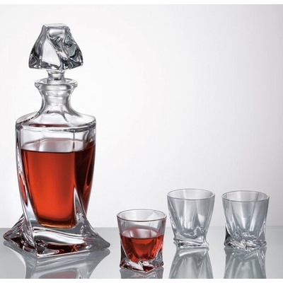 Crystal Bohemia Quadro liquer set 1 + 6