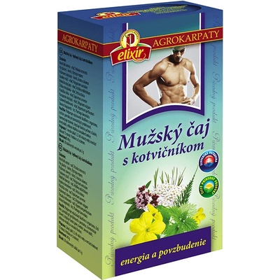 AGROKARPATY ELIXÍR ČAJ MUŽSKY S KOTVIČNÍKOM 20 X 2 G