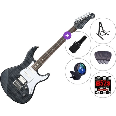 Yamaha Pacifica 212V FM SET 3 Translucent Black Електрическа китара