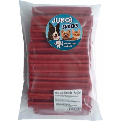 JUKO Dentálny kríž Hovädzí Snacks 1 kg cca 47 ks