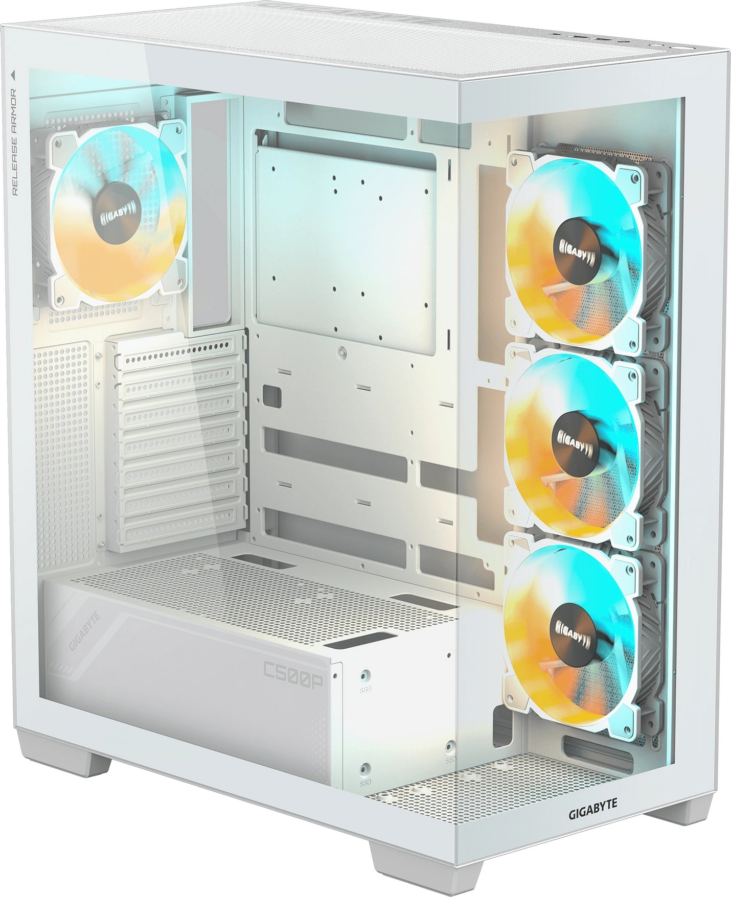 GIGABYTE C500 Panoramic Stealth Ice