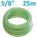 Valmon 1122 5/8" 15,9/22mm opletená transparentná balenie 25m zelená