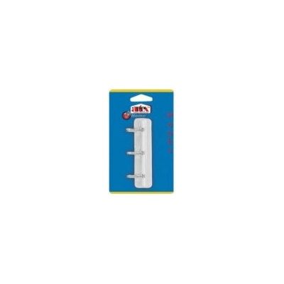 trojháček samolepicí 10,5cm plastový, BÍ + Cr