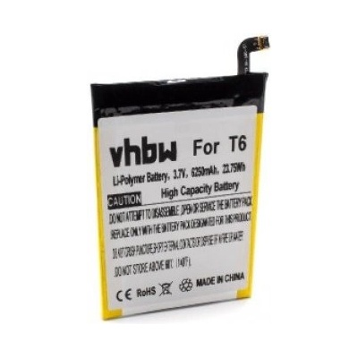 VHBW Батерия за Doogee HomTom HT6 / T6 / T6 Pro, 6250 mAh (800116342)