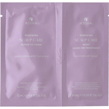Alterna Haircare Caviar Renewing Scalp Care Комплект - Ексфолиращ шампоан и Терапия, 12 + 7.4 ml