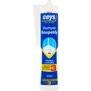 CEYS SILIKONCEYS koupelny a kuchyně 280g bílý