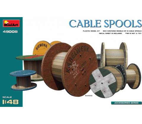 MiniArt Cable Spools 1:48