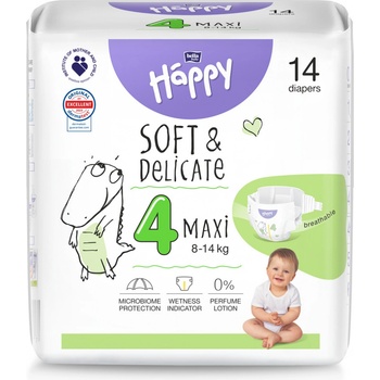 Bella Happy Soft & Delicate 4 - 8-14 kg 14 ks