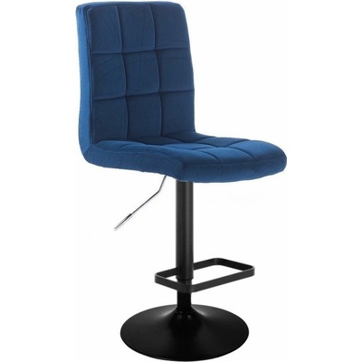 LuxuryForm Design Toledo Velur na čiernom tanieri modrá
