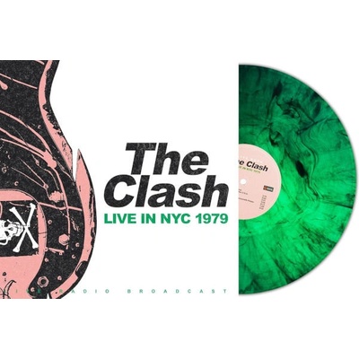 CLASH - Live In NYC 1979 Green Marble LP
