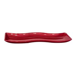 ALKAN AN-Плато вълнообразно 60x18x4см ЧЕРВЕНО(K-1071) (0136362)